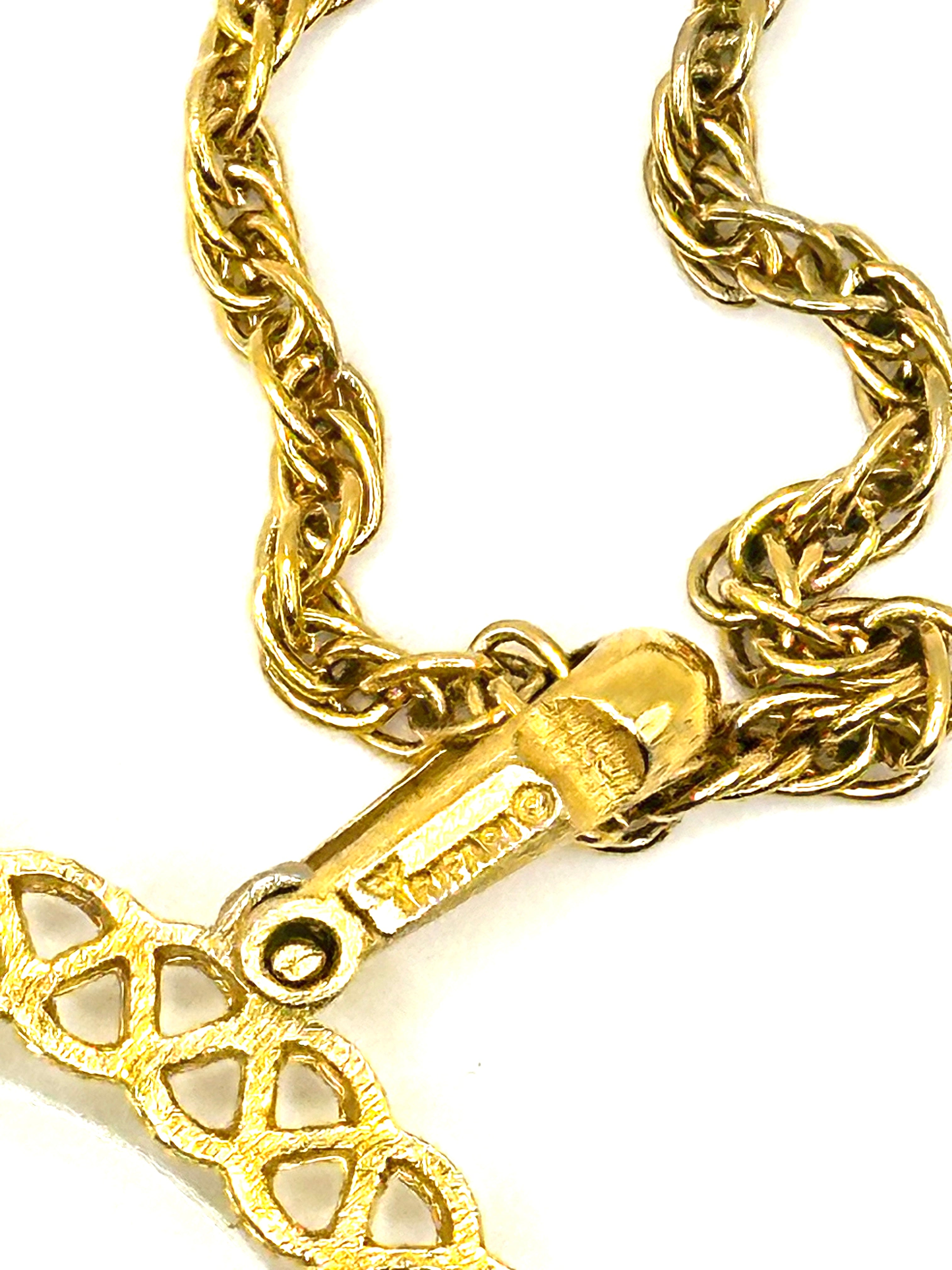 Vintage Crown Trifari Scorpio Necklace