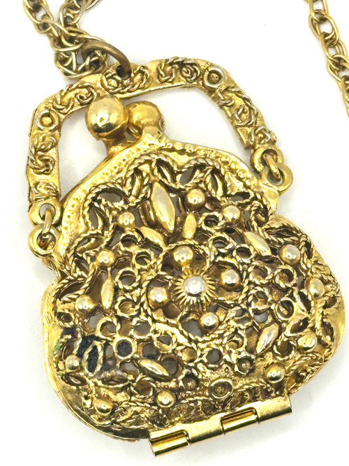 Vintage Arthur Pepper (ART) Purse Locket Necklace
