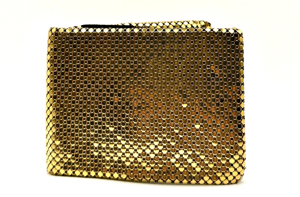 Vintage Whiting and Davis Gold Mesh Wallet