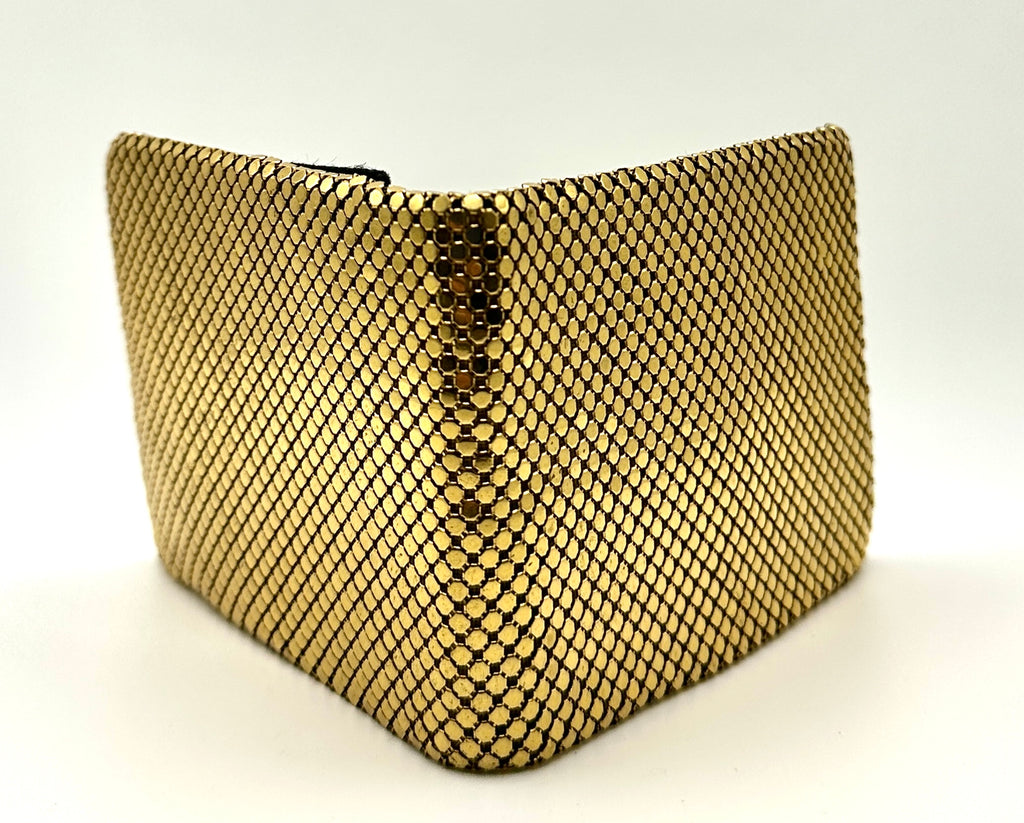 Vintage Whiting and Davis Gold Mesh Wallet