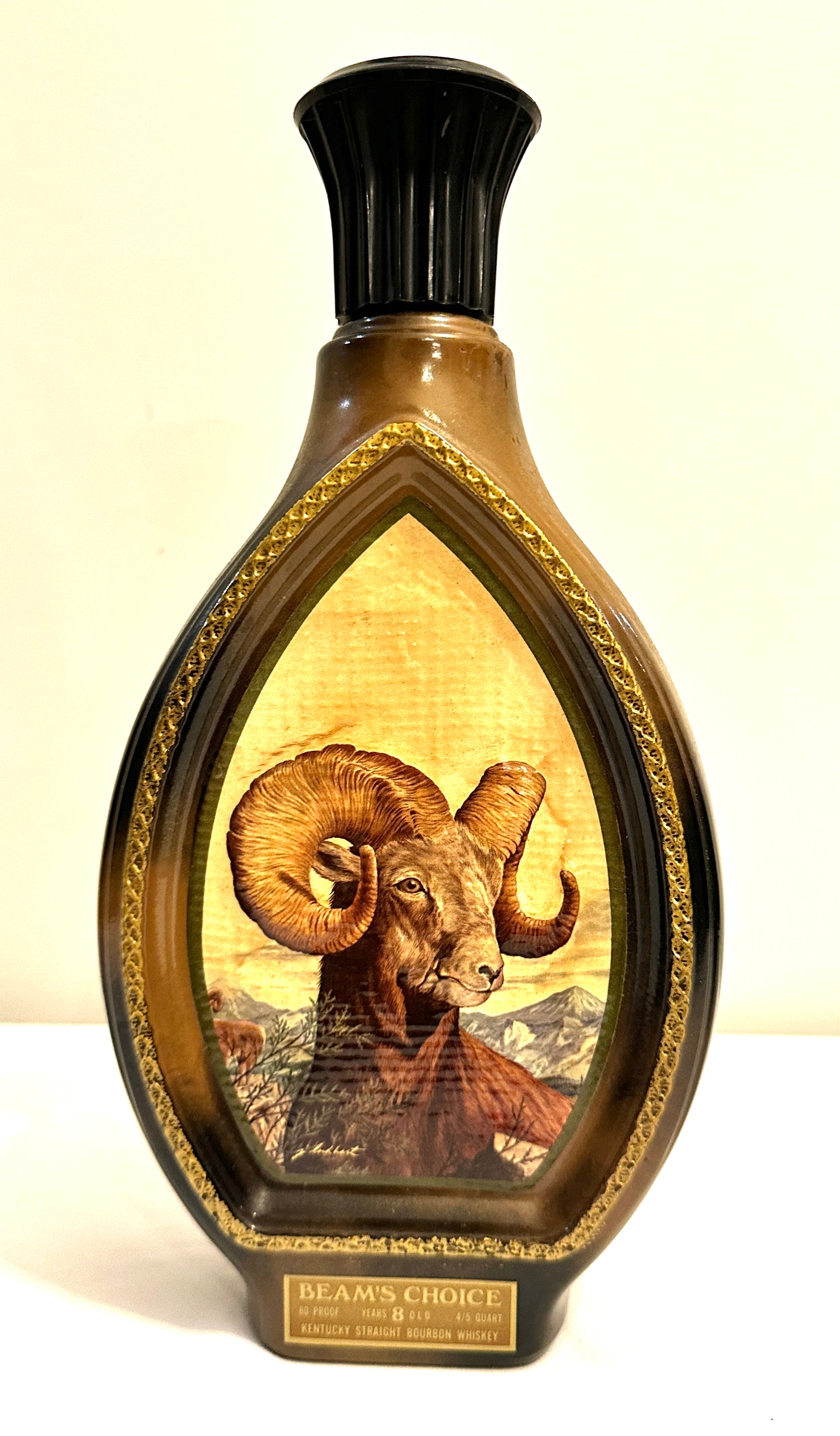 Vintage Beam's Choice Whiskey James Lockart Collector's Edition