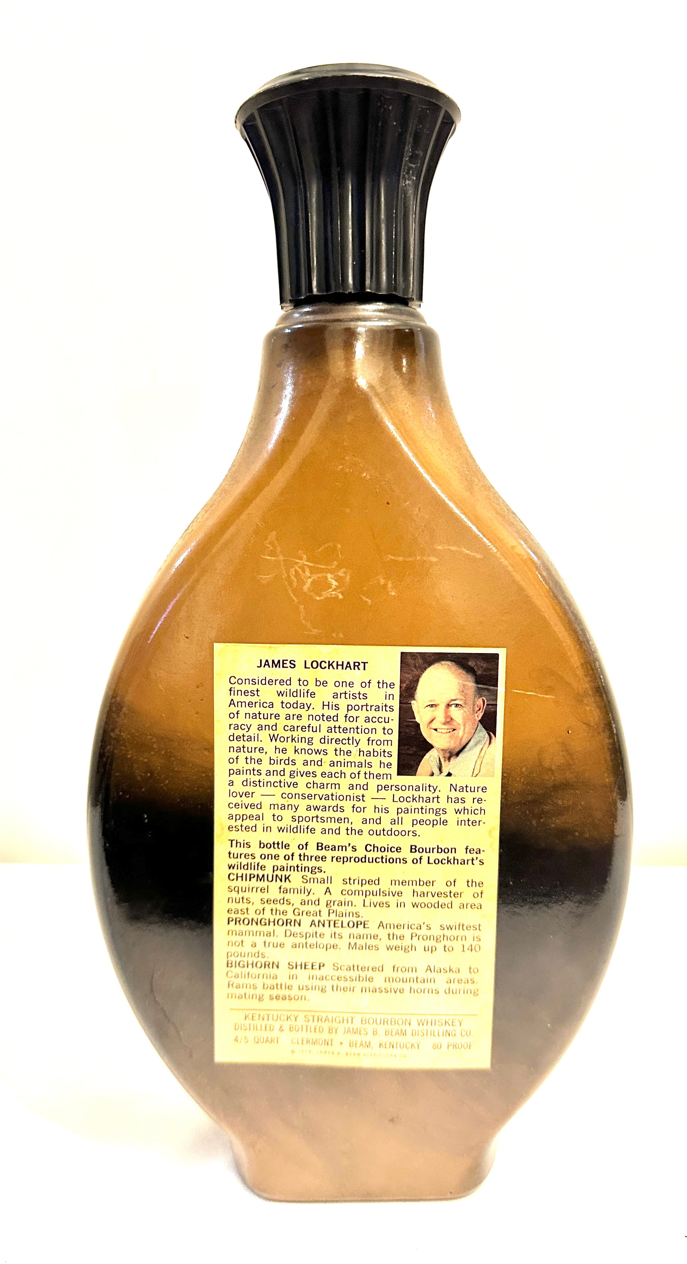 Vintage Beam's Choice Whiskey James Lockart Collector's Edition